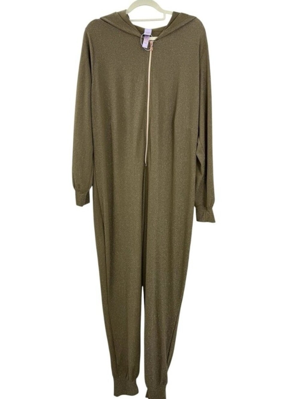 Savage X Fenty Sleep & Shine Hooded Onesie in Military Olive Green Size 3xl